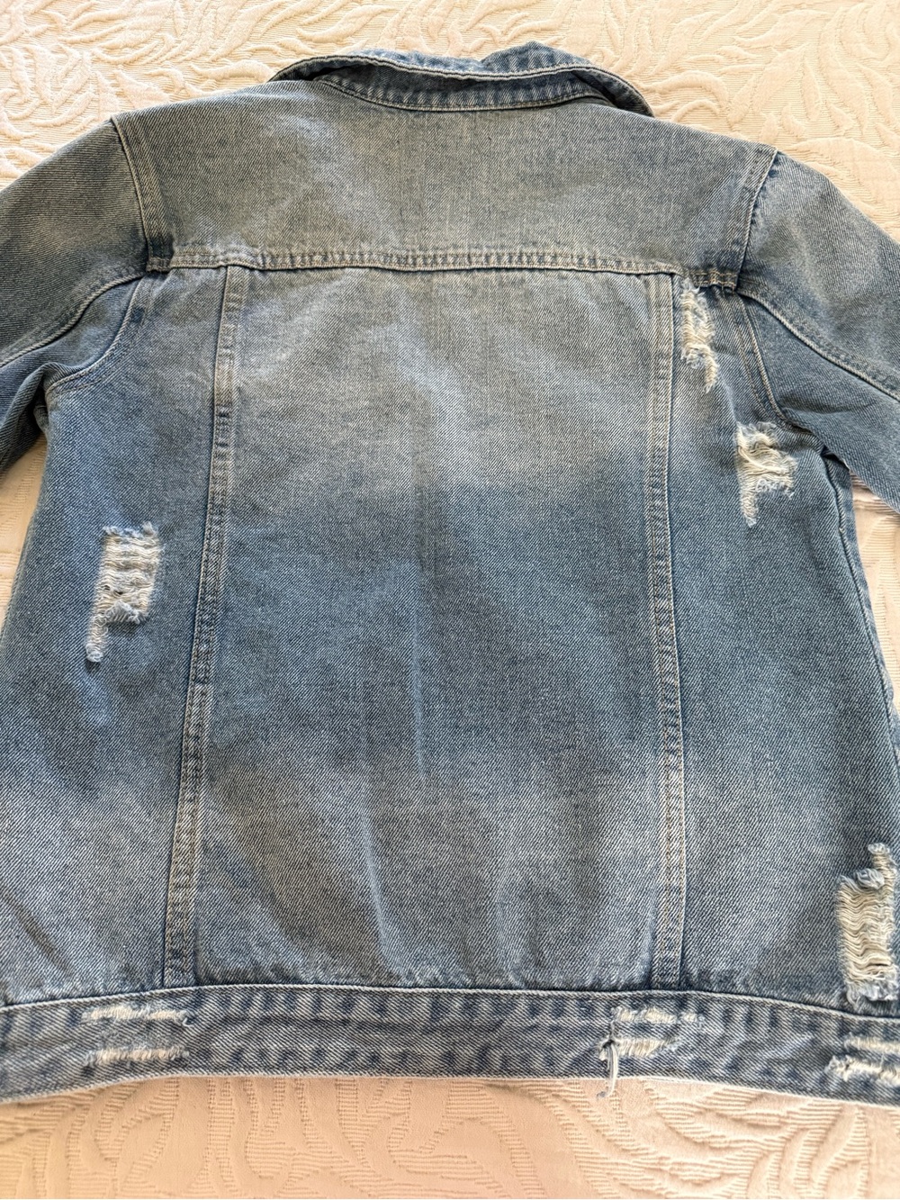Altar’d State Distressed Blue Denim Jacket - Women - Picture 2 of 6